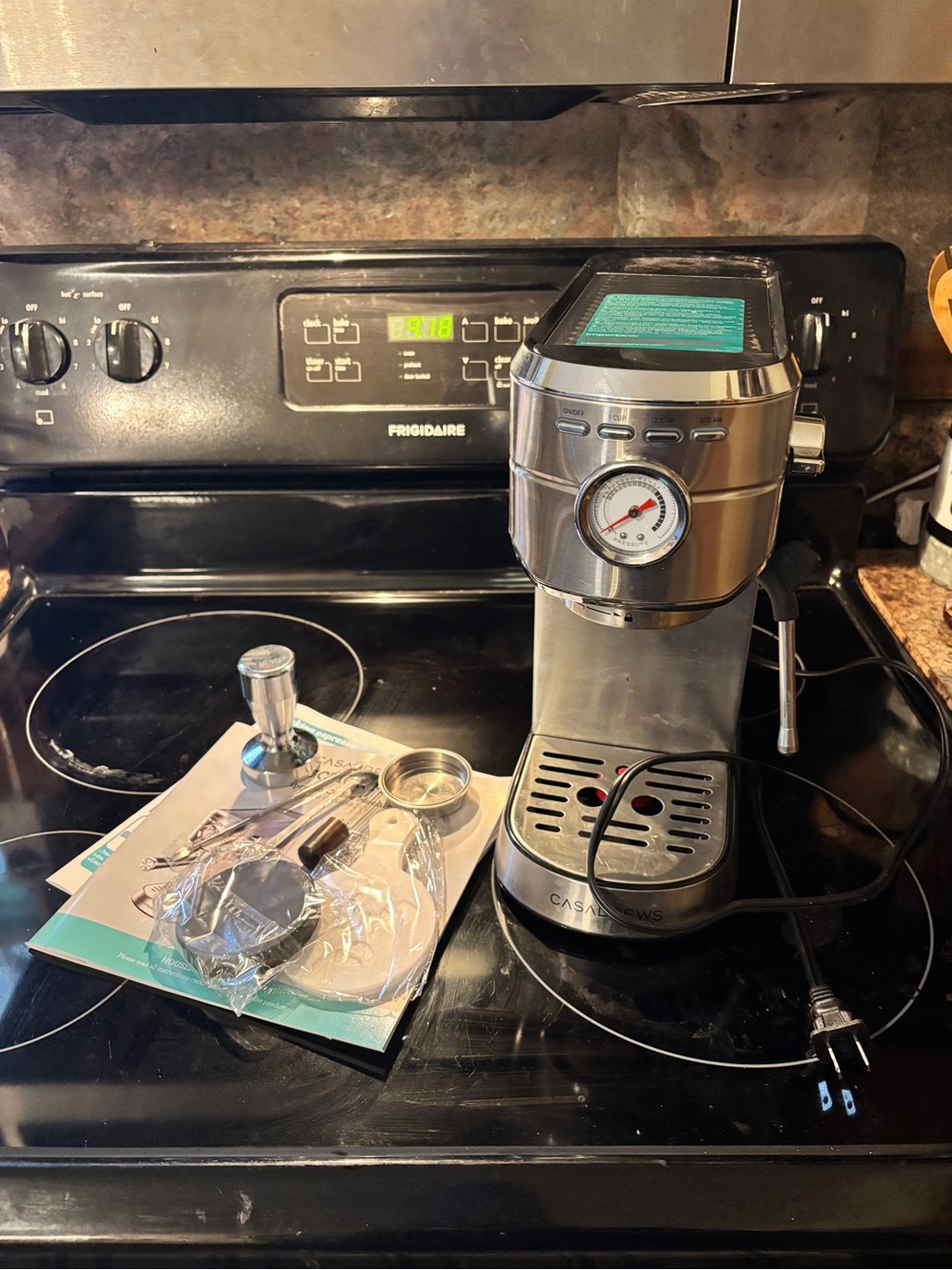 Casabrews Espresso Machine - Silver